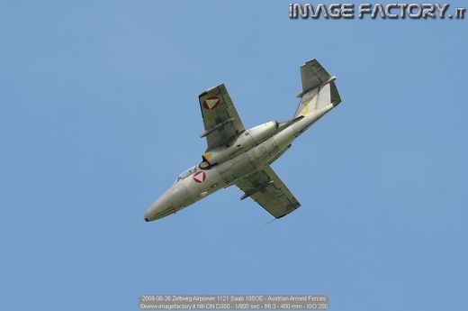 2009-06-26 Zeltweg Airpower 1121 Saab 105OE - Austrian Armed Forces